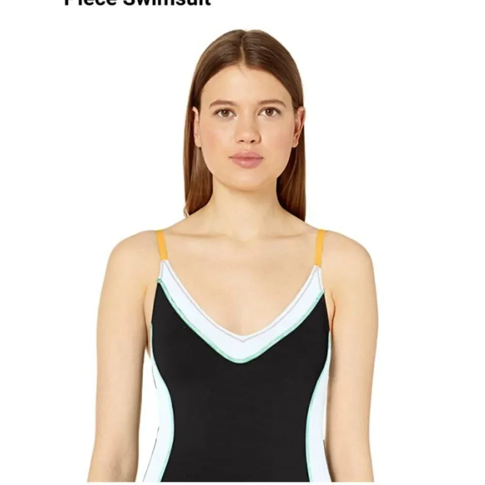 Hobie Women's Size XL V Neck One Piece Swimsuit
